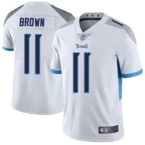 Tennessee Titans #11 A.J. Brown White Vapor Untouchable Limited Stitched Jersey