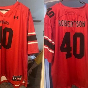 Las Vegas Raiders #40 Amik Robertson Red Stitched Jersey