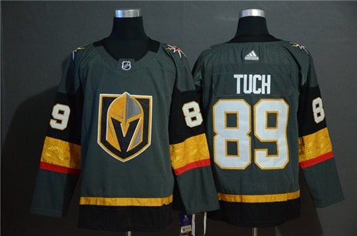 Vegas Golden Knights #89 Alex Tuch Grey Stitched Jersey