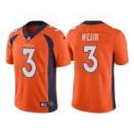 Denver Broncos #3 Russell Wilson Orange Color Rush Vapor Untouchable Limited Stitched Jersey