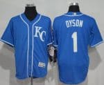 Royals #1 Jarrod Dyson Royal Blue Flexbase Authentic Collection Stitched Jersey