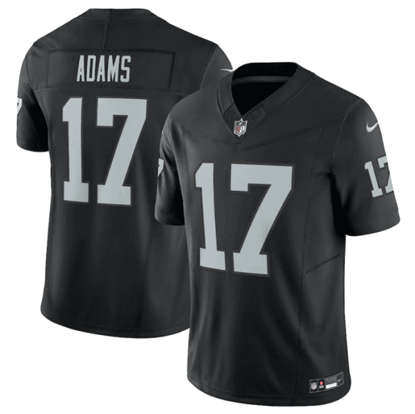 Las Vegas Raiders #17 Davante Adams Black 2023 F.U.S.E Vapor Untouchable Stitched Jersey