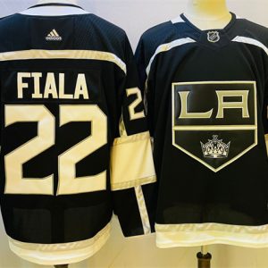 Los Angeles Kings #22 Kevin Fiala Black Stitched Jersey