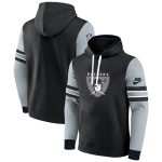 Las Vegas Raiders Black Grey Pullover Hoodie