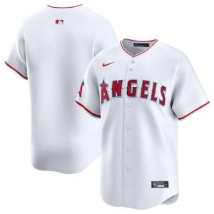 Los Angeles Angels Blank White Home Limited Stitched Jersey
