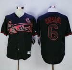Cardinals #6 Stan Musial Black New Cool Base Fashion Stitched Jersey