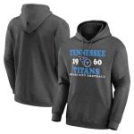 Tennessee Titans Heathered Charcoal Fierce Competitor Pullover Hoodie
