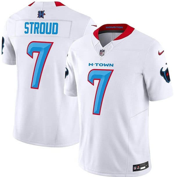 Houston Texans #7 C.J. Stroud White 2024 F.U.S.E. Limited Stitched Jersey