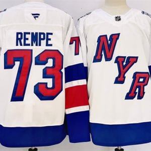 New York Rangers #73 Matt Rempe White 2024-25 Stadium Series Stitched Jersey