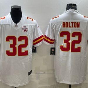 Kansas City Chiefs #32 Nick Bolton White Vapor Untouchable Limited Stitched Football Jersey