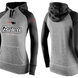 Nike New England Patriots Performance Hoodie Grey Black