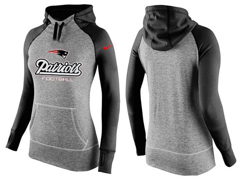 Nike New England Patriots Performance Hoodie Grey Black