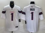 Houston Texans #1 Stefon Diggs White Vapor Untouchable Stitched Football Jersey