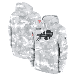 Buffalo Bills 2024 Arctic Camo Salute To Service Club Fleece Pullover Hoodie
