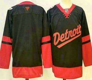 Detroit Red Wings Blank Black 2025 Stadium Series Stitched Jersey