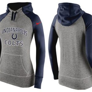 Nike Indianapolis Colts Performance Hoodie Grey Dark Blue