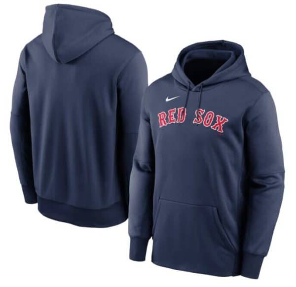 Boston Red Sox Wordmark Therma Performance Pullover Hoodie