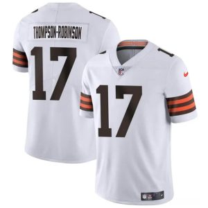 Cleveland Browns #17 Dorian Thompson-Robinson White Vapor Untouchable Limited Stitched Jersey