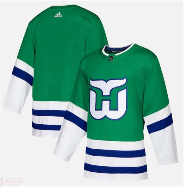 Carolina Hurricanes Senior Vintage Whalers Stitched Jersey