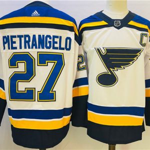 St. Louis Blues #27 Alex Pietrangelo Cream Winter Classic Stitched Jersey
