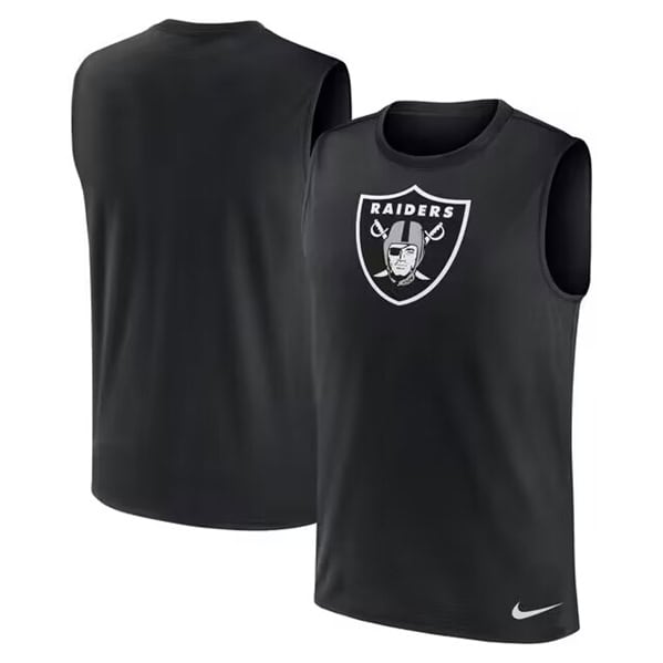 Las Vegas Raiders Black Tank Top Jersey