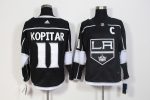 Los Angeles Kings #11 Anze Kopitar Black Stitched Adidas Jersey