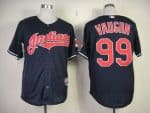 Indians #99 Ricky Vaughn Navy Blue Cool Base Stitched Jersey
