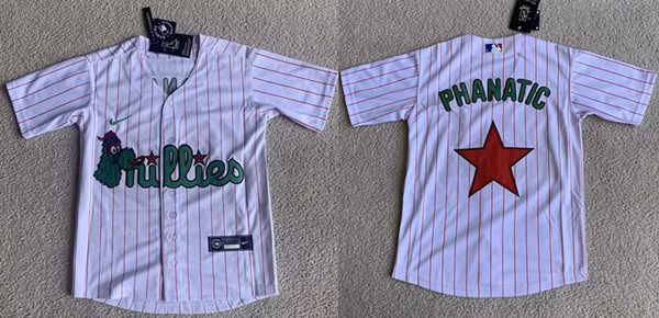 Philadelphia Phillies White Stitched Jersey