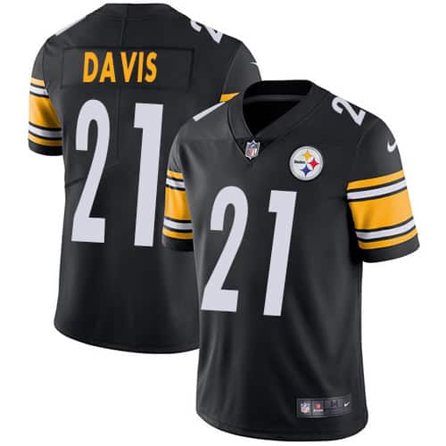 Pittsburgh Steelers #21 Sean Davis Black Vapor Untouchable Limited Stitched Jersey