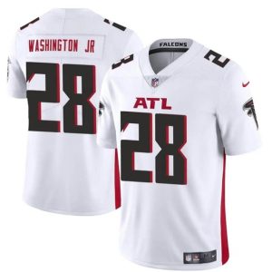 Atlanta Falcons #28 Carlos Washington Jr White Vapor Untouchable Limited Stitched Jersey