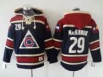 Colorado Avalanche Custom Navy Sawyer Hooded Sweatshirt Stitched Jersey