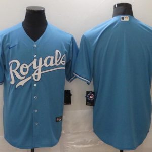 Kansas City Royals Blank Light Blue 2024 Alternate Limited Stitched Jersey