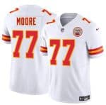 Kansas City Chiefs #77 Jaylon Moore White 2025 F.U.S.E. Vapor Untouchable Limited Stitched Jersey