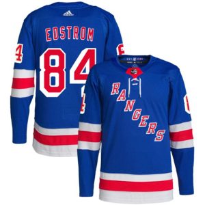 New York Rangers #84 Adam Edstrom Royal Stitched Jersey