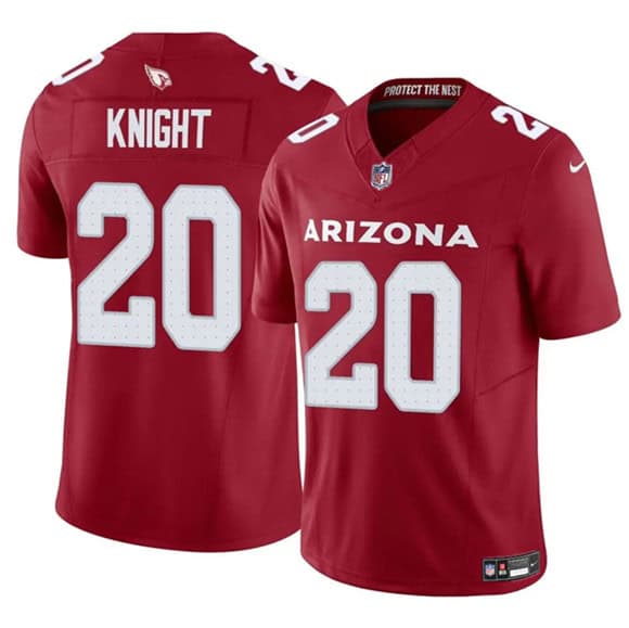 Arizona Cardinals #20 Bam Knight Red 2025 F.U.S.E. Vapor Untouchable Limited Stitched Jersey
