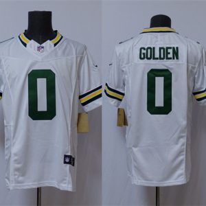 Green Bay Packers #0 Matthew Golden White Vapor 2025 F.U.S.E. Limited Stitched Jersey
