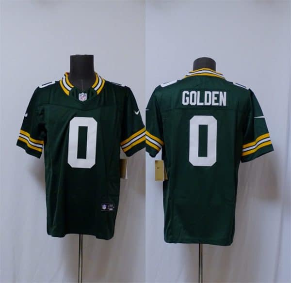 Green Bay Packers #0 Matthew Golden Green Vapor 2025 F.U.S.E. Limited Stitched Jersey