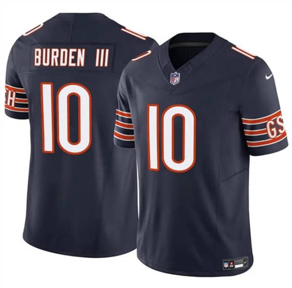Chicago Bears #10 Luther Burden III Navy 2025 F.U.S.E. Vapor Untouchable Limited Stitched Jersey