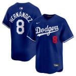 Los Angeles Dodgers #8 Enrique Hernandez Royal Limited Stitched Jersey