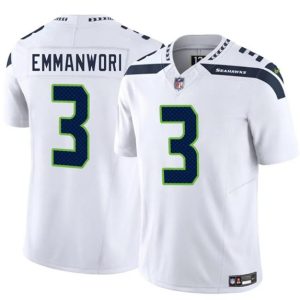 Seattle Seahawks #3 Nick Emmanwori White 2025 F.U.S.E. Vapor Untouchable Limited Stitched Jersey