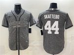 New York Giants #44 Cam Skattebo Gray With Patch Cool Base Stitched Jersey