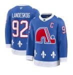 Colorado Avalanche #92 Gabriel Landeskog Blue 2025 With C Patch Alternate Stitched Jersey