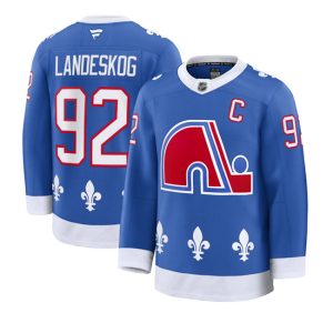 Colorado Avalanche #92 Gabriel Landeskog Blue 2025 With C Patch Alternate Stitched Jersey