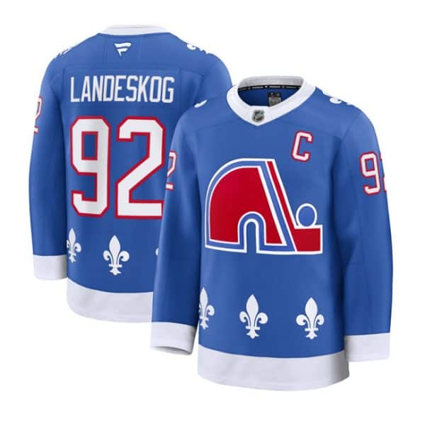 Colorado Avalanche #92 Gabriel Landeskog Blue 2025 With C Patch Alternate Stitched Jersey