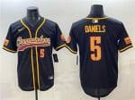 Washington Commanders #5 Jayden Daniels Black Limited Stitched Jersey
