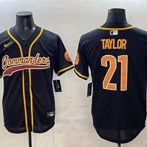 Washington Commanders #21 Sean Taylor Black Limited Stitched Jersey