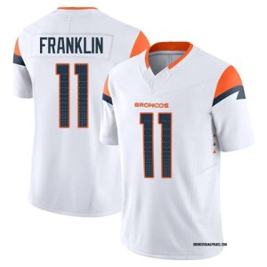 Denver Broncos #11 Troy Franklin White 2025 F.U.S.E. Vapor Limited Stitched Jersey