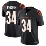 Cincinnati Bengals #34 Samaje Perine Black 2025 F.U.S.E. Vapor Untouchable Limited Stitched Jersey