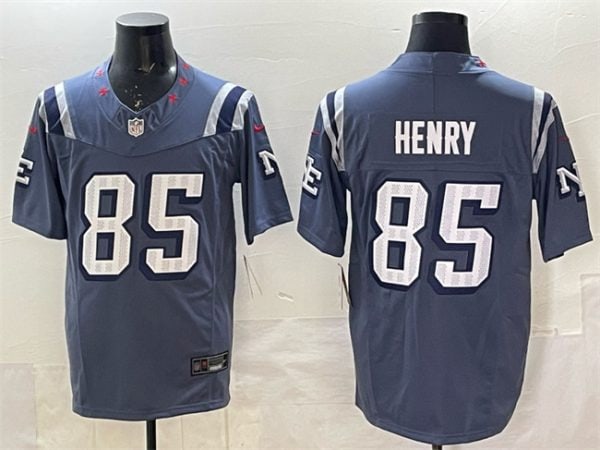 New England Patriots #85 Hunter Henry 2025 F.U.S.E. ¡°Rivalries¡± Vapor Limited Stitched Jersey