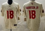 Arizona Cardinals #18 Marvin Harrison Jr Limited Cream Rivalries FUSE Vapor Jersey